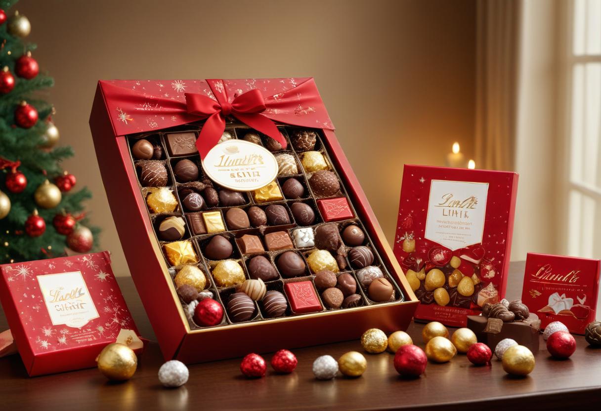 Fira med lyxiga gratulationer från Lindt Shop illustration