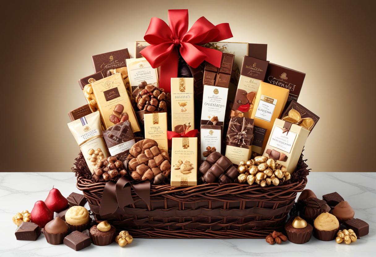 Fira med lyxiga presentkorgar från Lindt! illustration