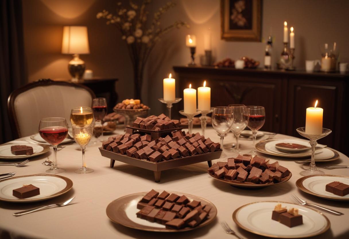 Skapa din egen chokladprovning hemma med vänner! illustration